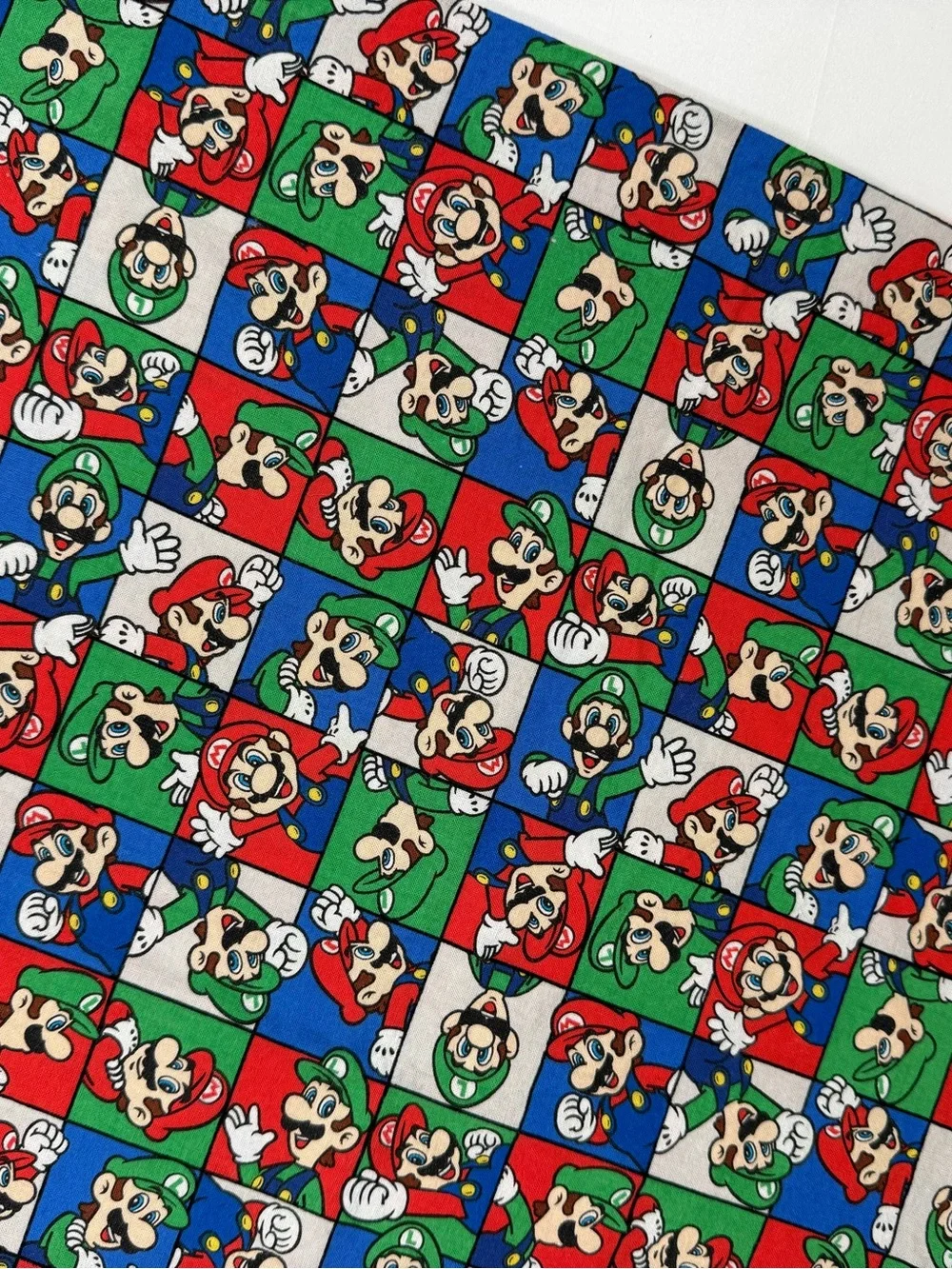 NINTENDO Super Mario Luigi‎ Standard Pillowcase Handmade Gamer Video Game Retro